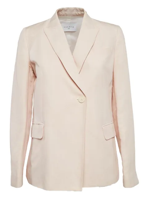 SANDRO long-sleeved blazer Pink 1064616