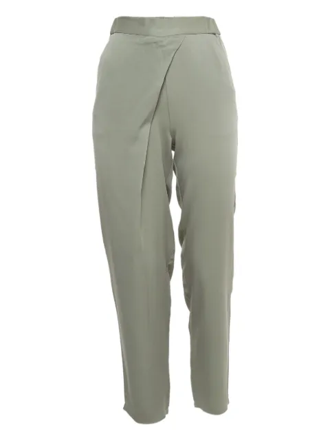 Armani Vintage wrap detail trousers Green 912213