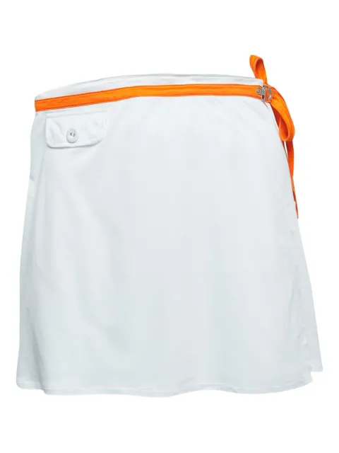 Christian Dior Pre-Owned contrasting-waistband mini skirt White 891862