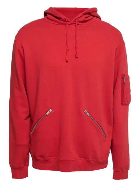 Saint Laurent Pre-Owned cotton hoodie Red 733990