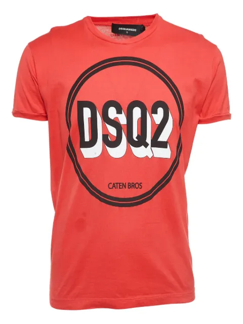 DSQUARED2 logo-print T-shirt Red 925702