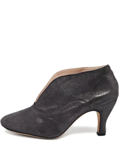 Repetto suede V-cut booties Grey 1112937