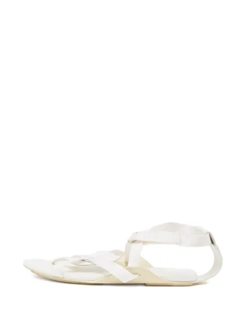 Hermès Pre-Owned leather strap sandals White 1004233