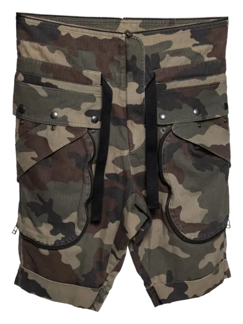 Faith Connexion camouflage cargo shorts Green 634392