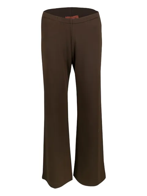 Missoni Pre-Owned elasticated-waist trousers Brown 138642