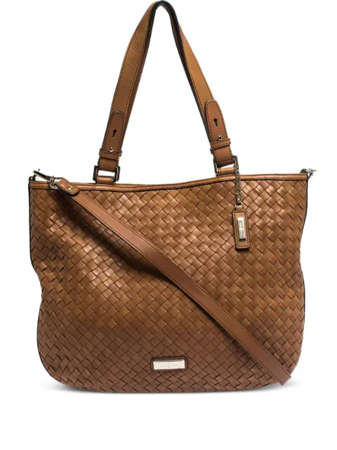 Cole Haan pre-owned woven leather shoulder bag Brown 286231