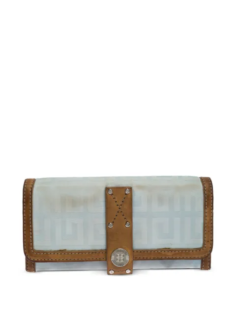 Givenchy Pre-Owned monogram-pattern wallet Blue 264665