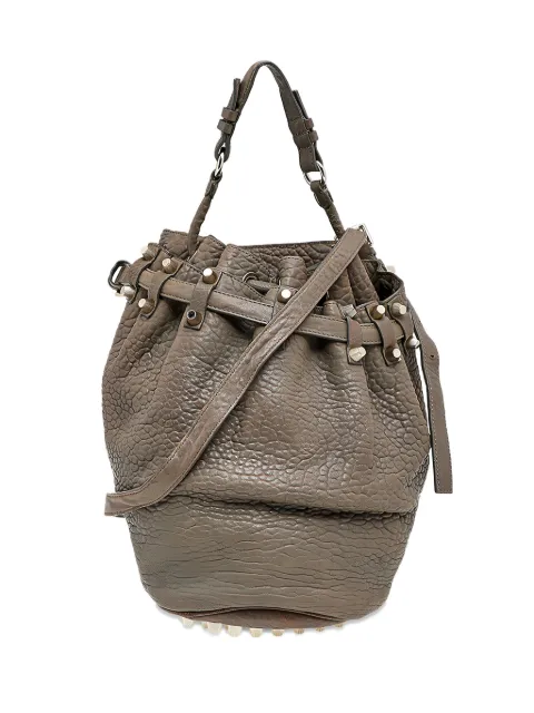 Pre-Owned Alexander Wang Diego bucket bag Grey 519263