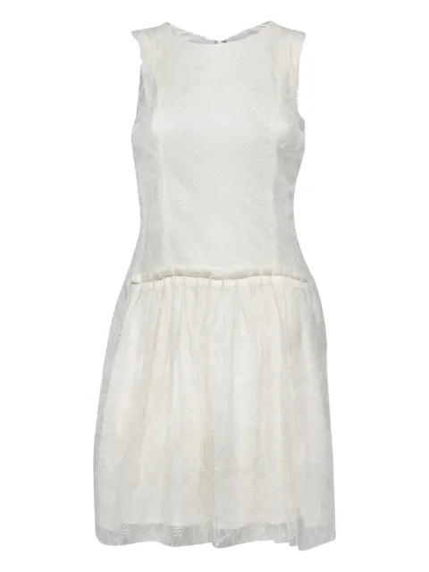 Theory pleated lace dress White 212345