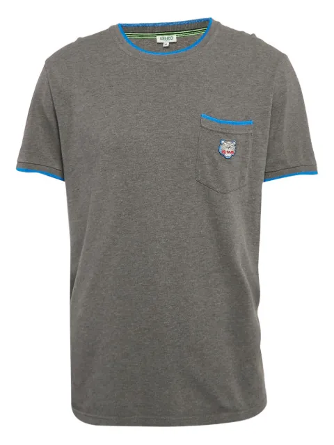 Kenzo Pre-Owned tiger pocket T-shirt Grey 1054590