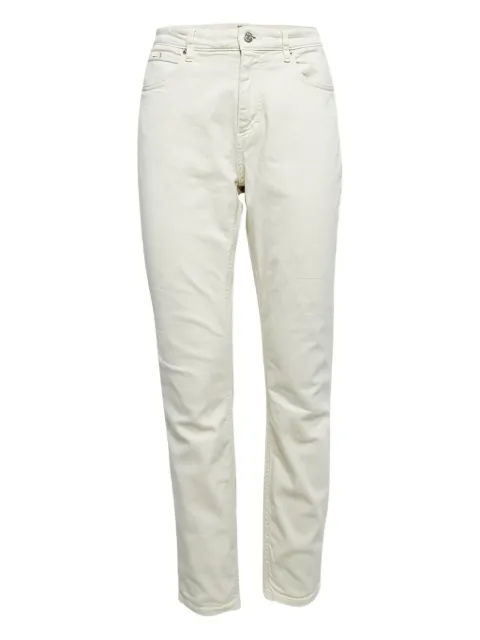 BOSS pre-owned logo-detail jeans White 1064533