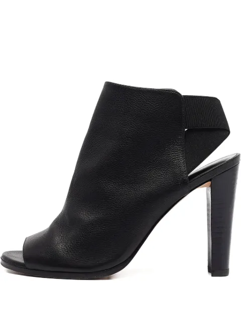 Stuart Weitzman peep-toe leather boots Black 1034844