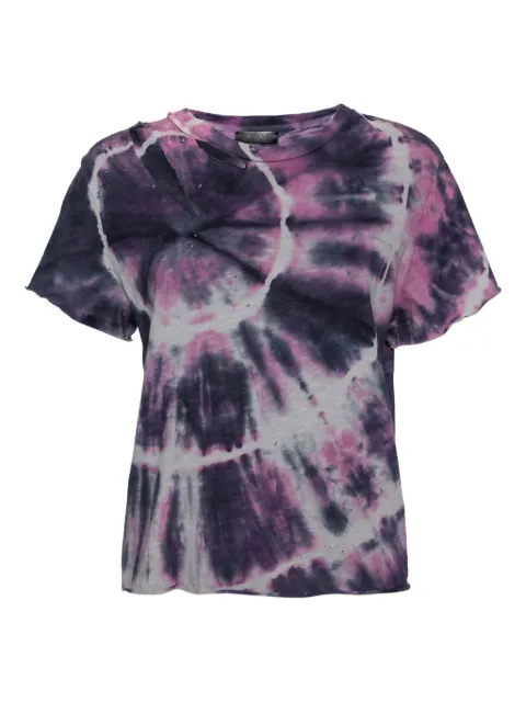 AMIRI tie-dye distressed T-shirt Purple 631267