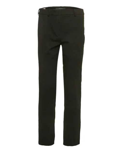 Weekend Max Mara gabardine trousers Black 1115663