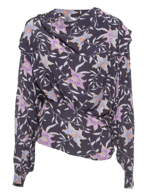 Isabel Marant Vintage gathered blouse Blue 938205