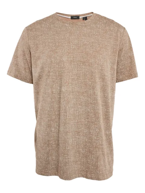 Theory pre-owned speckled cotton T-shirt Neutrals 1102506