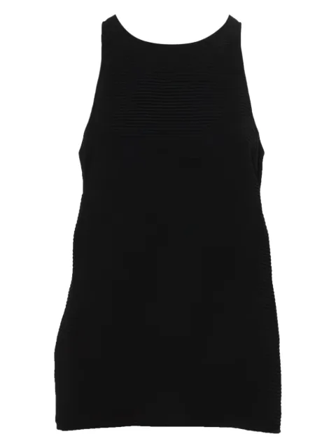 Helmut Lang Pre-Owned 2024 ribbed sleeveless tank top Black 426574