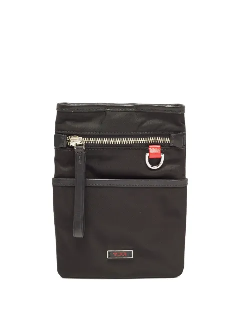 Tumi logo-plaque pouch Black 928355