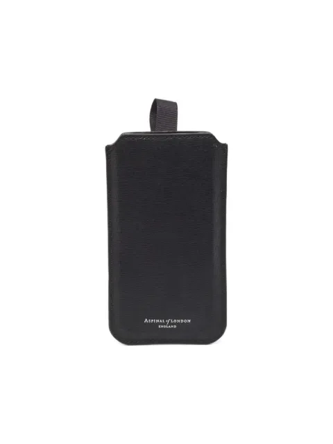 Aspinal Of London leather phone Case Black 892026