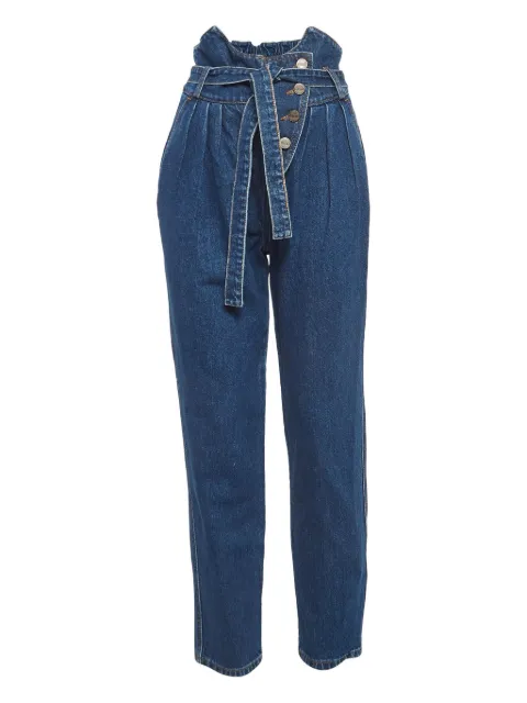 Alexis pre-owned pleat-detail jeans Blue 971903