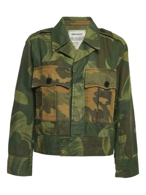 Zadig&Voltaire camouflage-print jacket Green 894847