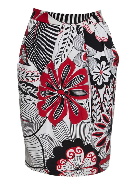 Dolce & Gabbana Pre-Owned floral-print midi skirt Red 141591