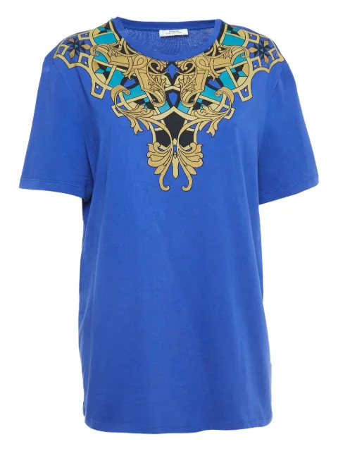 Versace Pre-Owned baroque-print T-shirt Blue 915213