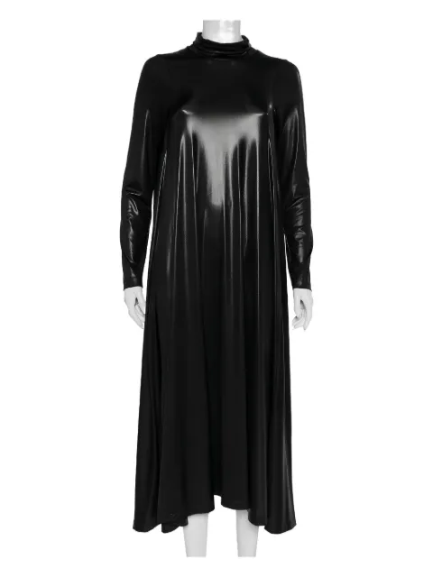 Maison Martin Margiela Pre-Owned long-sleeve flared midi dress Black 434025