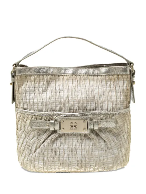Givenchy Pre-Owned pleated canvas tote bag Neutrals 213348