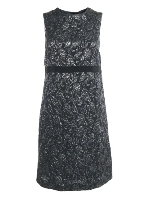 Max Mara jacquard floral mini dress Black 1128683