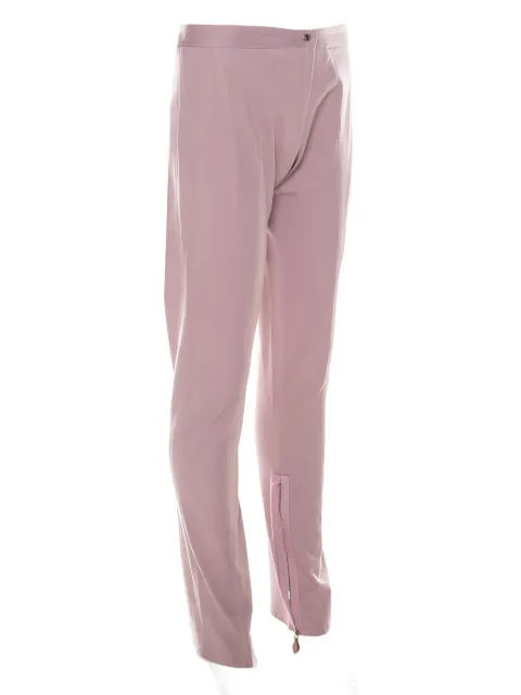 Ermanno Scervino Vintage ankle-zip trousers Purple 216874