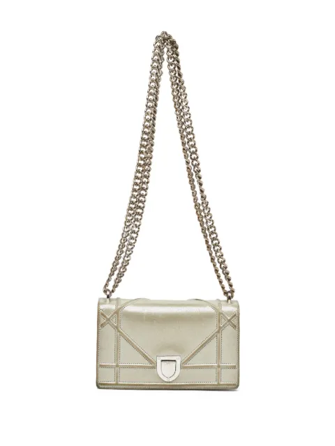 Christian Dior Pre-Owned Mini Diorama cross body bag Neutrals 1118754
