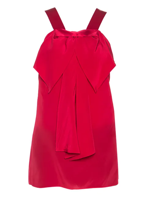 Prabal Gurung pre-owned bow-detail sleeveless top Red 247767