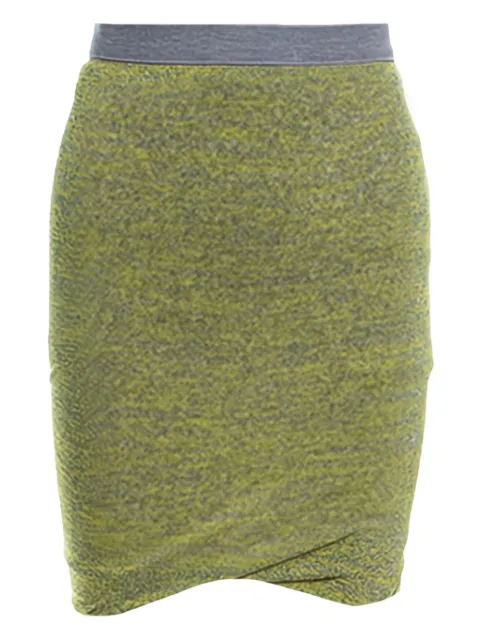 Pre-Owned Alexander Wang tube midi skirt Yellow 140390