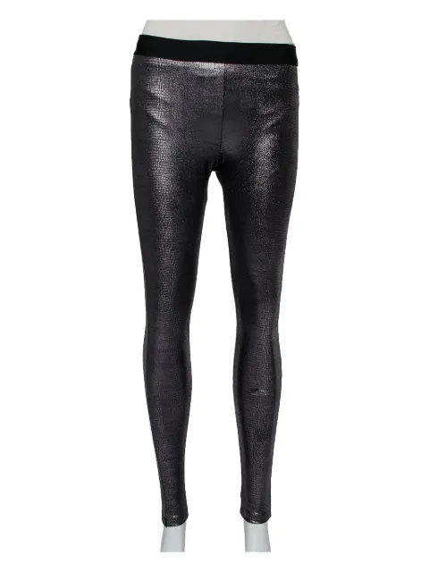 David Lerner metallic knit leggings Grey 433977