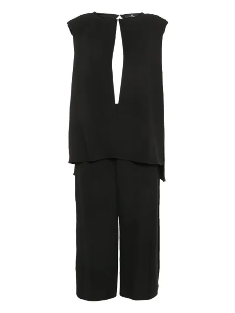 Elisabetta Franchi 2024 crepe jumpsuit Black 1111991