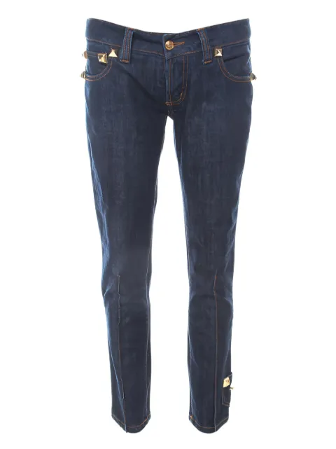 Philipp Plein stud-embellished jeans Blue 299462