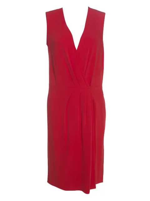 JOSEPH 2024 draped wrap dress Red 258048