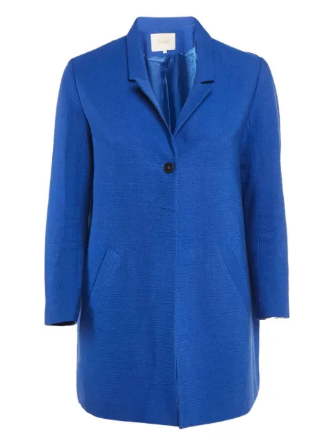 Maje 2024 single-breasted coat Blue 1116548