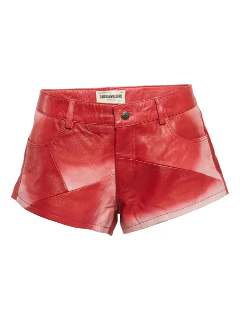 Zadig&Voltaire leather shorts Red 1044968