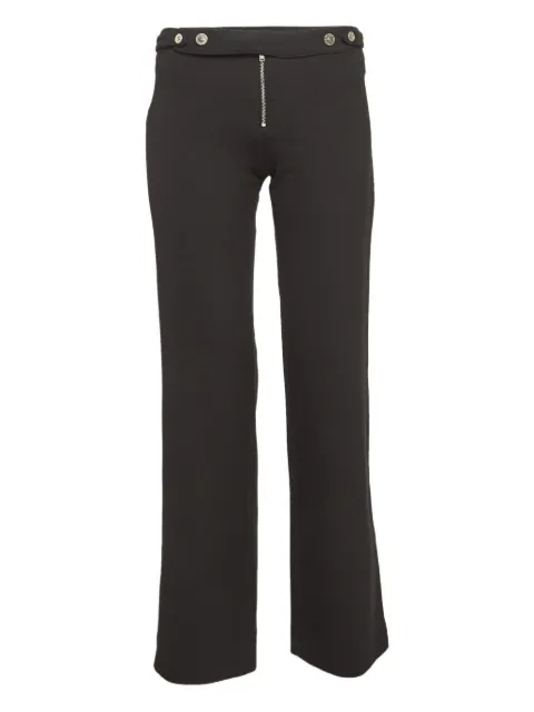Versace Pre-Owned 2023 crepe tailored trousers Black 1040221