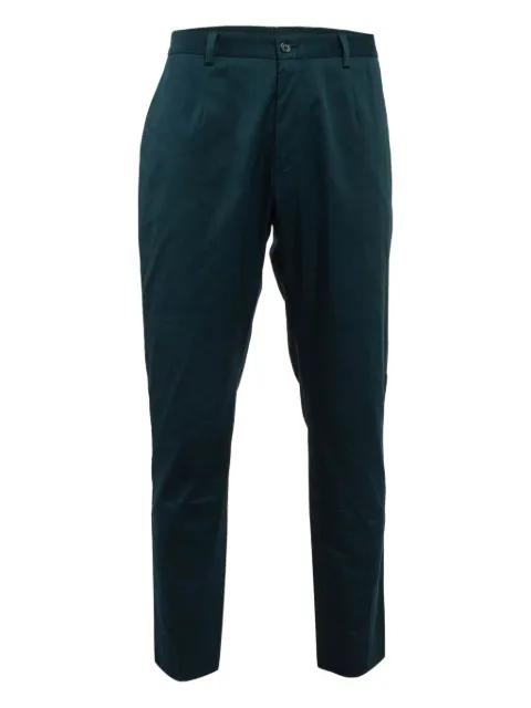 Dolce & Gabbana Pre-Owned 2024 pleated trousers Green 1040541