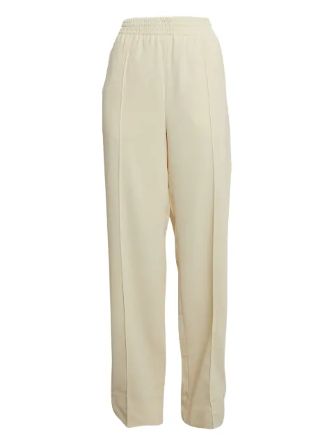 See By Chloé Vintage elastic-waist piped trousers Neutrals 1040780