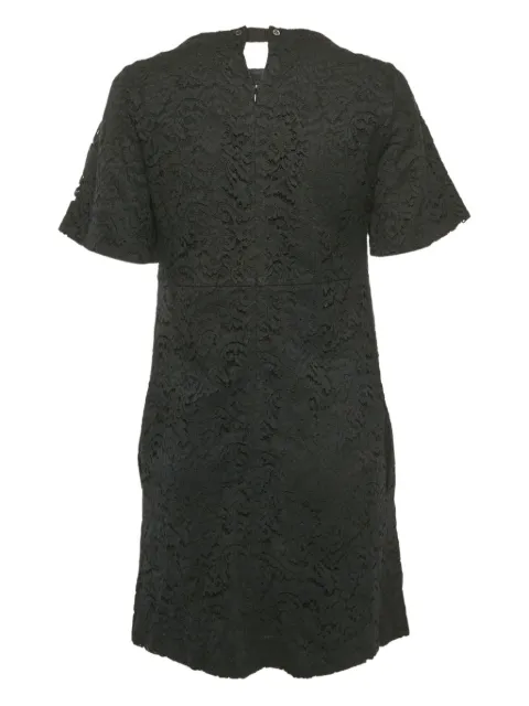 Nº21 pre-owned lace floral mini dress Black 1111699