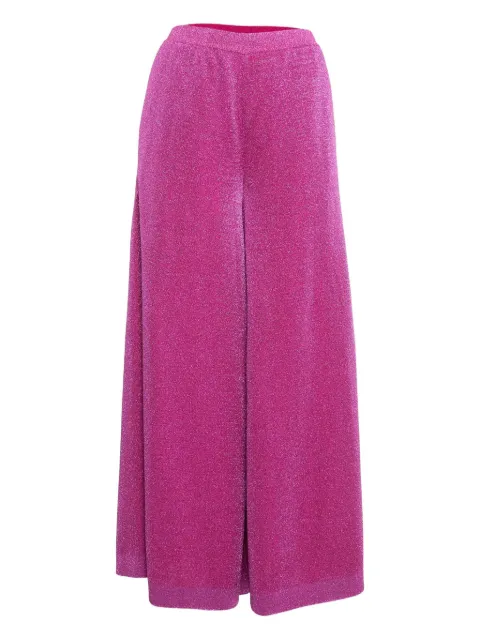 Missoni Pre-Owned glittered palazzo pants Pink 1032254
