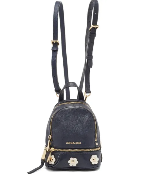 Michael Kors Vintage floral leather backpack Blue 1100163