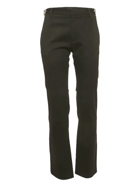 Versace Pre-Owned 2024 gabardine trousers Black 1102917