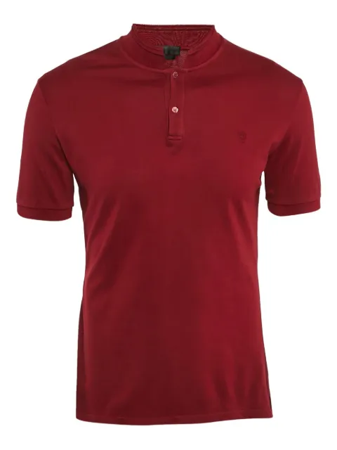 Alexander McQueen Pre-Owned cotton piqué polo shirt Red 1087600