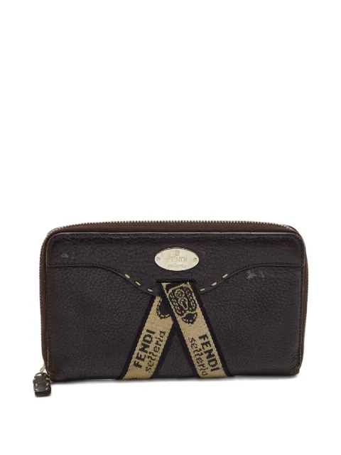 Fendi Pre-Owned leather wallet Brown 981464