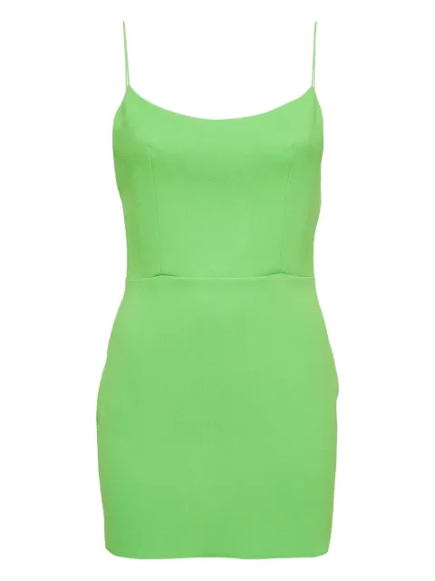 Alex Perry pre-owned singlet crepe mini dress Green 1024592